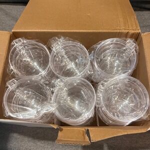 AMS Xmas Clear Fillable Ornaments Balls 70mm 30ct‎ Craft Holiday DIY